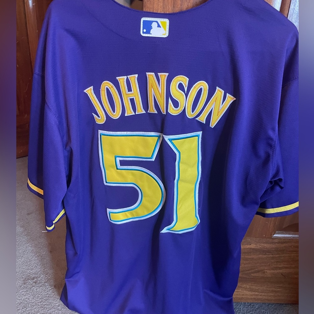 Randy Johnson Arizona Diamondbacks Jersey Purple MLB Baseball